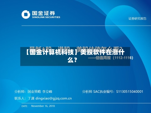 【国金计算机科技】美股软件在涨什么？-第2张图片