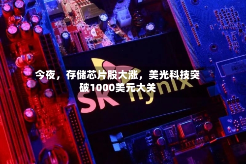 今夜，存储芯片股大涨	，美光科技突破1000美元大关-第2张图片
