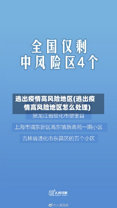 逃出疫情高风险地区(逃出疫情高风险地区怎么处理)-第2张图片