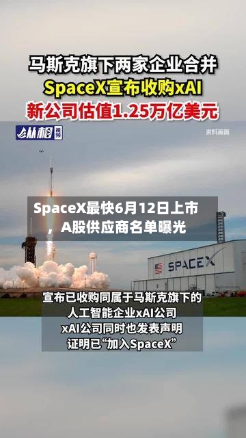 SpaceX最快6月12日上市，A股供应商名单曝光-第3张图片