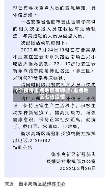7个疫情重点地区有哪些/重点地区七省疫情-第3张图片