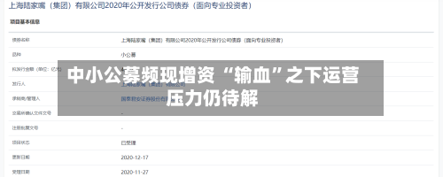 中小公募频现增资 “输血”之下运营压力仍待解