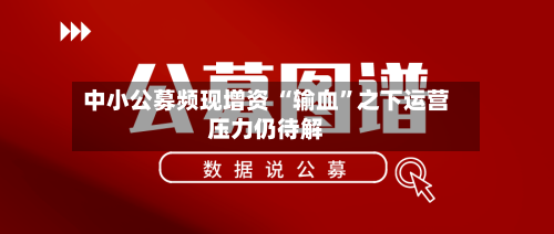 中小公募频现增资 “输血”之下运营压力仍待解-第3张图片